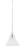 Any One Light Mini Pendant in Chrome (200|22-CH-7145)