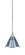 Any One Light Mini Pendant in Brushed Nickel (200|23-BN-9325)