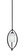 Marquise One Light Mini Pendant in Dark Granite (200|2401-DG-310)
