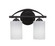 Marquise Two Light Bath Bar in Dark Granite (200|2402-DG-310)