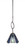 Revo One Light Mini Pendant in Aged Silver (200|240-AS-9325)