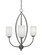 Marquise Three Light Chandelier in Brushed Nickel (200|2413-BN-310)