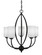 Marquise Five Light Chandelier in Dark Granite (200|2415-DG-310)