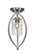 Marquise One Light Semi-Flush Mount in Brushed Nickel (200|2417-BN-300)