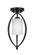 Marquise One Light Semi-Flush Mount in Dark Granite (200|2417-DG-310)