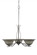 Revo Three Light Chandelier in Aged Silver (200|243-AS-603)