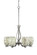 Revo Six Light Chandelier in Aged Silver (200|246-AS-5054)