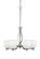 Revo Six Light Chandelier in Aged Silver (200|246-AS-615)