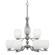 Revo Nine Light Chandelier in Aged Silver (200|249-AS-615)