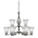 Revo Nine Light Chandelier in Aged Silver (200|249-AS-729)