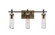 Salinda Three Light Bath Bar in Espresso & Brass (200|2513-ESBR-600)