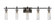 Salinda Five Light Bath Bar in Matte Black & Brushed Nickel (200|2515-MBBN-600)