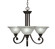 Curl Three Light Chandelier in Bronze (200|253-BRZ-731)