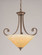 Curl Three Light Pendant in Bronze (200|254-BRZ-710)