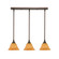 Any Three Light Multi Light Mini Pendant in Bronze (200|25-BRZ-454)