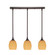 Any Three Light Multi Light Mini Pendant in Dark Granite (200|25-DG-625)