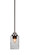 Odyssey One Light Mini Pendant in Brushed Nickel (200|2601-BN-3002)