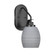 Odyssey One Light Wall Sconce in Matte Black (200|2611-MB-4022)
