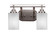 Odyssey Two Light Bathroom in Brushed Nickel (200|2612-BN-531)
