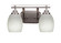 Odyssey Two Light Bathroom in Brushed Nickel (200|2612-BN-615)
