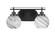 Odyssey Two Light Bath Bar in Matte Black (200|2612-MB-4109)