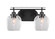 Odyssey Two Light Bath Bar in Matte Black (200|2612-MB-4810)