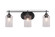 Odyssey Three Light Bath Bar in Matte Black (200|2613-MB-300)