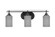 Odyssey Three Light Bath Bar in Matte Black (200|2613-MB-4062)