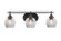 Odyssey Three Light Bath Bar in Matte Black (200|2613-MB-4102)