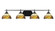 Odyssey Four Light Bath Bar in Matte Black (200|2614-MB-9975)