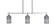 Odyssey Three Light Island Pendant in Brushed Nickel (200|2636-BN-4062)