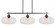 Odyssey Three Light Island Pendant in Matte Black (200|2636-MB-206)