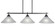 Odyssey Three Light Island Pendant in Matte Black (200|2636-MB-441)