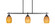 Odyssey Three Light Island Pendant in Matte Black (200|2636-MB-625)