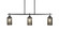 Odyssey Three Light Island Pendant in Matte Black (200|2636-MB-6490)