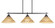 Odyssey Three Light Island Pendant in Matte Black (200|2636-MB-7182)