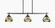 Odyssey Three Light Island Pendant in Matte Black (200|2636-MB-9365)
