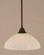 Stem One Light Pendant in Dark Granite (200|26-DG-5651)