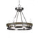 Belmont Four Light Chandelier in Graphite & Painted Distressed Wood-look Metal (200|2704-GPDW)