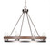 Belmont Eight Light Chandelier in Graphite & Painted Distressed Wood-look Metal (200|2708-GPDW)