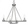 Trinity Four Light Chandelier in Graphite (200|2804-GP)