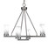 Trinity Four Light Chandelier in Graphite (200|2804-GP-802B)