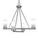 Trinity Four Light Chandelier in Graphite (200|2804-GP-811B)
