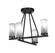 Trinity Four Light Semi-Flush Mount in Matte Black (200|2807-MB-802B)