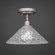 Vintage One Light Semi Flush in Aged Silver (200|280-AS-441)