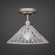 Vintage One Light Semi Flush in Aged Silver (200|280-AS-709)