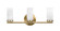 Trinity Three Light Bath Bar in New Age Brass (200|2813-NAB-811B)