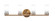 Trinity Four Light Bath Bar in New Age Brass (200|2814-NAB-811B)