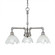 Vintage Three Light Chandelier in Aged Silver (200|283-AS-755)