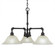 Vintage Three Light Chandelier in Dark Granite (200|283-DG-513)